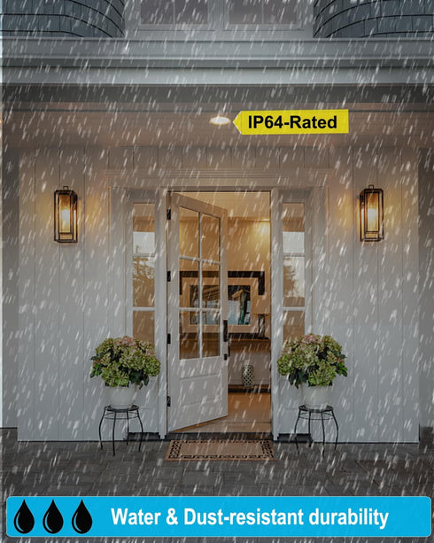 Par38 Flood Light Bulbs, 15W (150W Equivalent), 5000K Daylight, Dimmable LED Flood Light, E26, 2 Pack