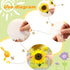 Rozer 35 Pcs Summer Bee Bulletin Board Decorations, Back to School Bee Cutouts with Adhesive Dots for Classroom