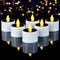 Homemory Solar Candles Outdoor Waterproof, Dusk to Dawn Outdoor Lighting, Reusable LED