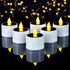 Homemory Solar Candles Outdoor Waterproof, Dusk to Dawn Outdoor Lighting, Reusable LED