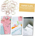 STOBOK 24pcs Small Metal Paper Clips, Creative Office Supplies, Delicate Stationery for Students, Paper Clamp