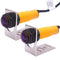 Taiss/ 1 Pair Photoelectric Sensor M18 Infrared Ray Through-Beam Reflection Switch NPN NO 6-36VDC with Mounting Bracket