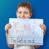 Flipside Products 9" x 12" Two Sided Dry Erase Story Board, Lined for Kids Writing and Drawing, Pack of 12