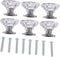 TEHAUX 6pcs Mini Drawer Knobs Crystal Decorative Handles for Bedside Cabinets Jewelry