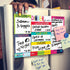Whiteboard Dry Erase Weekly Meal Planner | Dinner Menu Board by The Meal Minder | Daily Calendar Organizer 8 in x 10 in