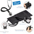 NOVAMEDIC NM-9170-BK Set, Professional Aneroid Sphygmomanometer Blood Pressure Machine and Stethoscope Universal Adult