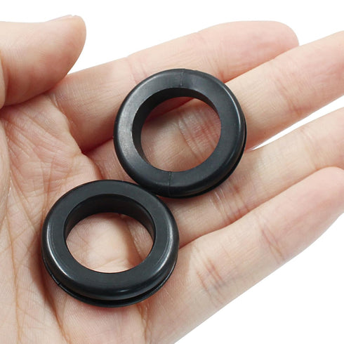 20Pcs Rubber Grommets, 13/16" ID, Durable Wiring Hole Grommet for Cable Hose Hardware