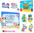 Cruise Door Decorations Magnetic Set - Large 11x13 Inch Dry Erase Board with 6 Fun Magnets, 2 Markers, Eraser