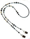 Hidden Hollow Beads Super Slim Women's Beaded Lanyard 34" Made in USA for Keys ID Card Badge Holder