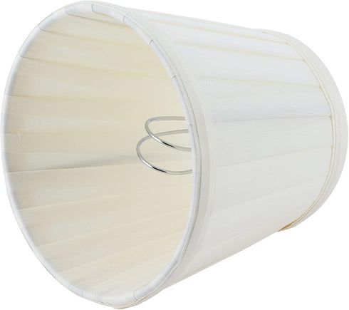 MUNEFE Bulb, Lamp Shade Clip On Cloth Pendant Light Shade, Barrel Lampshade for Home Living Room Bedroom Hotel