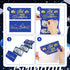 Lemicin Birthday Money Holder Envelopes for Cash Gift Surprise Blue Gold Money Envelopes with Slots Happy Birthday Gift