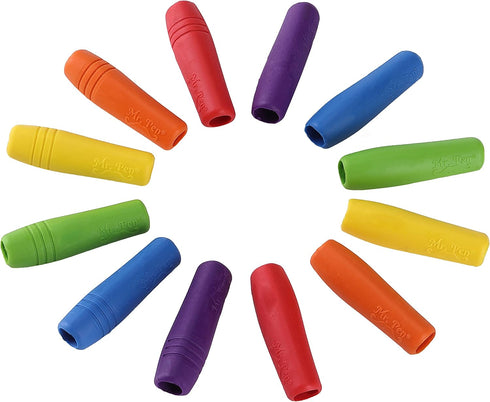 Mr. Pen 12 Pack Colorful Pencil Grips, Pencil Holder for Kids, Rubber Pen Grips for Adults with Arthritis