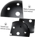 DECORNIJIA 4pcs Ceiling Light Chassis Base Ventilation Lamp Fixture for Chandelier Installation for Decor