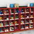 ZBEIVAN Cardboard Storage Bins, 35 Packs 12x2x4.5 Inches, Easy Assembly Pantry Organizer Bins for Shelf