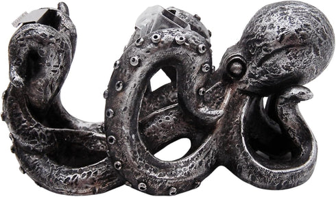 Octopus Tape Dispenser, Nautical Office Decor, Gothic Office Supplies, Unique Desk Accessory, 5.5 Inches by Wowser