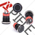 APIELE 19mm Latching Push Button Switch 12V DC with Blue LED/Black Shell, 0.74" 1NO1NC SPDT & Wire Socket Plug