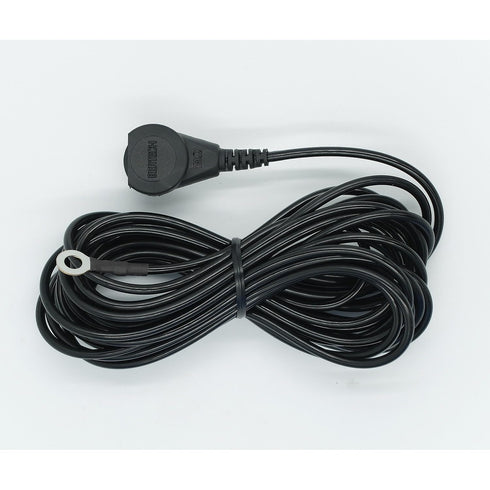 CGC151M ESD Anti-Static Common Point Grounding Cord - 10mm Male Snap, 1 meg Resistor, 15' Cord, Black