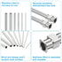 PATIKIL 10 Pcs 22G Blunt Tip Dispensing Needle 1.5 Inch Stainless Steel Liquid Dispenser with Lure Lock