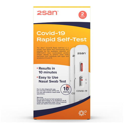 2San COVID-19 Home Test, Antigen Rapid Test, Results in 10 Minutes, FDA