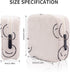 Teircno Sanitary Napkin Storage Bag, Corduroy Period Bag for Women, Cute Portable Period Pouch with Zipper, Sanitary