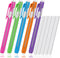Molain 10 Pcs Pen-Style Erasers Set, 5 Retractable Click Eraser Pens + 5 Mechanical Erasers for Kids & Students
