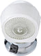 Nuvo SF77/121B Chrome Bath Shade With White/Crystal Bottom Glass With Convenience Outlet