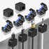 ZIWOGOK 10 Pack Desk Cable Strong Adhesive Management ClipsOrganize Phone Charging Magnetic Cable