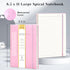 Yoment Spiral Notebook 8.5 x 11 A4 Large Notebooks for Work College Ruled Journaling Notebooks, 100 GSM Paper, Spiral Bound Journal for School Note Taking Writing, A4 Pink by Yoment