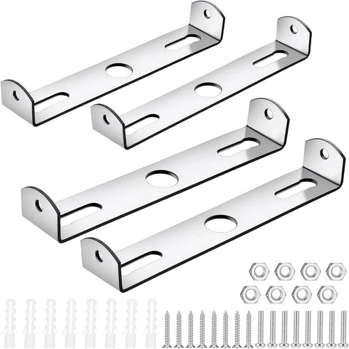 Trinkrittey 4 Packs Light Fixture Mounting Bracket for Ceiling Pendant Universal Light Fixture