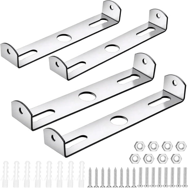 Trinkrittey 4 Packs Light Fixture Mounting Bracket for Ceiling Pendant Universal Light Fixture
