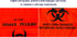 Moyite 200 Count Proof,1.57 More Economical,Biohazard Bags Small with Strong Adhesive Strip for Lab,Tattoo Parlors