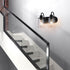 Litaddscen Mirror,2-Light Matte Black Bathroom Light Fixtures Over Bathroom Vanity Light with Clear Glass Shade,Modern