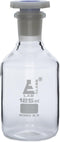 EISCO 125mL Glass Reagent Bottle with Acid Proof Polypropylene Stopper, Borosilicate 3.3 Glass