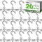MIKEDE Magnetic Hooks for Cruise Cabins, 150lbs Heavy Duty Metal Magnets with Hooks, Industrial Toolbox Magnets - 20