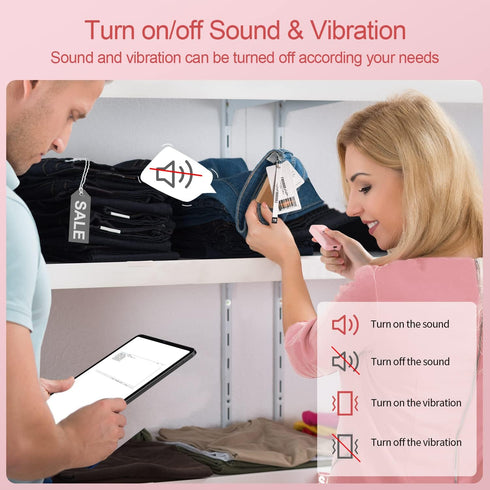 Eyoyo Mini 1D Bluetooth Barcode Scanner, 3-in-1 Portable Barcode Reader for Windows, Android, iOS (Pink)
