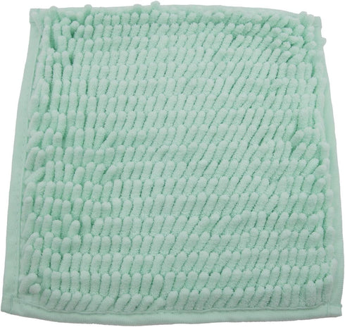 School 10" Square Locker Fur Rug Carpet, Torquoise/Aqua