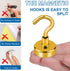LOVIMAG Cruise Essentials, 28lbs Cruise Door Magnets, Yellow Magnetic Hooks for Cruise Cabins, 12 Pack