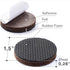 X-Protector Non Slip Furniture Pads - 8 PCS 1 1/2” Premium Self-Adhesive Rubber Feet for Furniture