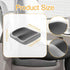 HouseVibe Tailbone- Seat Cushion for Office Chair Car Travel Airplane, Memory Foam Orthopedic Support Cushion