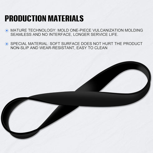 Vacuum Belt Set for Bissell ProHeat 2X Revolution Pet Pro Carpet Cleaner, Fits Models 1986, 1964, 2007, 2007P Series,