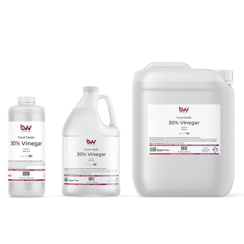30% 1 Food Grade Vinegar - Non GMO, Kosher, Naturally Fermented, Distilled Size Quart