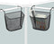 Poeland Cubicle Hanging Basket for Office, Easy Hang-on Metal Mesh Shelf Storage Organizer for Desk Partitions
