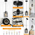 Black Pendant Lights for Kitchen Island, Industrial Farmhouse Pendant Light Fixtures with Seeded Glass Shade