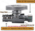 EZ-Fluid Expansion Type Pex Valve 3/8"OD Compression x 1/2"Pex Fittings 1/4Turn LF Brass Straight Stop Valve Water ShutOff Ball Valve,Fits Pex F1960 Pex-A Tubing Pipe,As Faucet,Toilet Valves(1) by EZ-FLUID