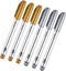 Gold and Silver Metallic Marker Pens, 1.5mm Permanent Markers for Cards Writing Signature Lettering
