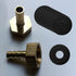 100 Pcs Rubber Washers Assortment Kit, Black Rubber Washers in 5 Sizes (16/18/20/25/30mm) for Faucets and Hoses