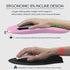 HunDun Ergonomic Mouse Pad Wrist Support, Wrist Rest Mousepad for Carpal Tunnel Pain Relief with Integrated Memory Foam