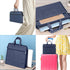 Document Bag, Waterproof Oxford Fabric Zippered with Handle, Lightweight Portable File Tote for Papers