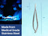 ARTMAN INSTRUMENTS Micro Castroviejo Scissors - 5.5" Curved Set of 3 for Embroidery, Extra Sharp