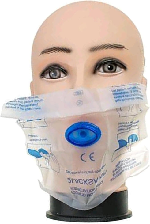 Generic (Set 4) CPR Mask Kit, Mouth to Mask Device, Mouth to Mouth Barrier, CPR Face Shields Pocket Mask, First Aid